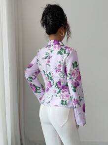 Elenzga Women's Printed Minimalist & Elegant Blazer Fall Cloth For Women