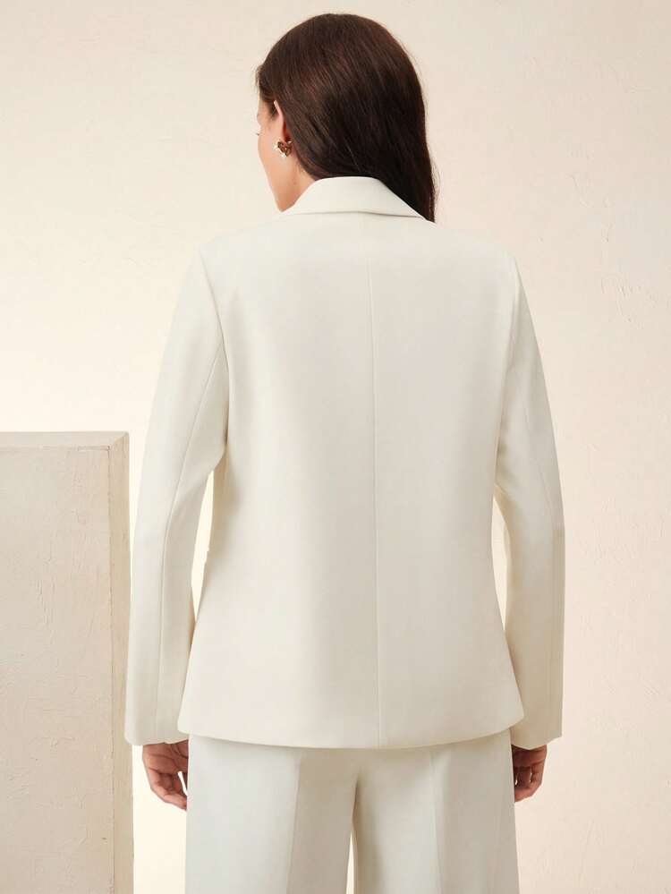 Veste blazer femme moderne, brodée avec découpe, ornée de perles faites main, pour le printemps et l'automne