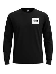 The North Face Men's L/S FINE TEE - Black - View 4