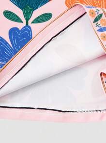 Sweetra Costume da bagno intero stile retrò a quadri blu, vestito mini da vacanza