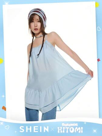 DAZY New Summer Beach Resort Style Spaghetti Strap Women Mini Dress