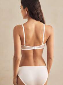 Charlaine Sujetador unicolor con aro - Blanco - Ver 3