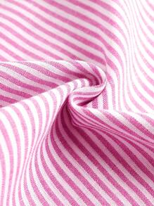 Pantalones anchos versátiles de cintura media, cómodos y minimalistas con decoración de botones para niñas preadolescentes