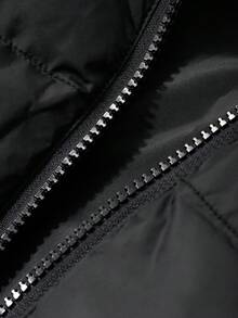 Dazy Kids 青少年男童冬季绗缝拉链外套 - 黑色 - 查看 10