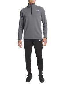 The North Face Men's 100 Glacier 1/4 Zip - Eu - Grey - View 3