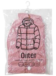 1pc PET Vacuum Storage Bag, Minimalist Clear Vacuum Compression Storage Bag For Home Decorations Decor Festival Decor Room Decor Home Decor Decor Bedroom Decorbedroom,Organizer,Organiser,Home Storage,White T Shirt Women,Black Pants Women,Ladies Winter Clothes,Dress,Winter Clothes For Ladies,Elegant Woman Dresses,White Shirt For Ladies,Long Sleeve,White Jumpsuit For Women