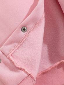 SHEIN Elladie kids Strój dla młodej dziewczyny, baleriny, z nadrukiem w bloki kolorów, z długim rękawem, kurtka i spodnie, swobodny strój na jesień/zimę - Wielokolorowe - Zobacz 6