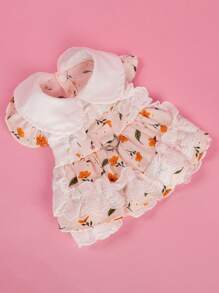 PETSIN 1pc Pet Princess Style Floral Dress Dog Clothing Yorkshire Bear Pomeranian Teddy Small Dog Summer Clothing Dog Clothing - Multicolor - View 8