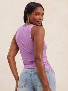 NYA SZN 玫瑰花卉性感背心，适合外出、早午餐、街头服饰、教堂、日常休闲、优雅、柔和色调，是节日和嘉年华的理想之选。 - 綠色 - 查看 2