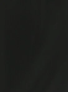 MUSERA 超深V领荷叶边下摆透视宽松长袖上衣，适合伊比沙岛度假，可爱性感，沙滩罩衫，外出派对上衣，优雅春夏假日装扮 - 黑色 - 查看 6