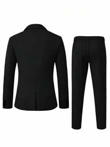 Manfinity Mode 适合夏季的男士纯色时尚西装