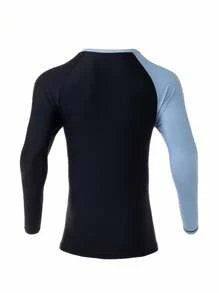 Manfinity KASUA 男式撞色字母印花长袖防晒衣