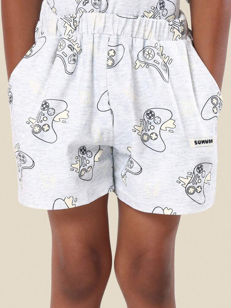 Video Game Controller Print Pajama Set