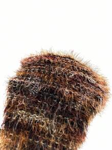 Slaydiva 2 件套 2025 春夏新款休闲街头风格性感毛绒纹理无袖高领露背短款上衣 + 条纹毛绒紧身迷你裙，适合音乐节、复活节、毕业典礼、日常穿着 - 彩色 - 查看 9