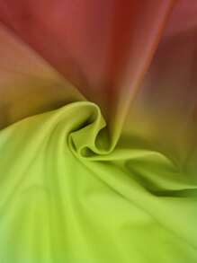 Manfinity Swimmode Men's Summer Holiday Beach Ombre Raglan Sleeve One-Piece Swimsuit