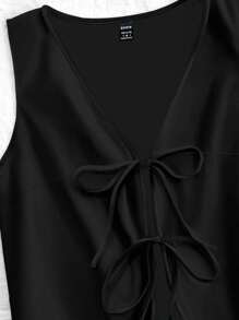 Soleia Camiseta de tirantes de unicolor de verano para mujer de talla grande