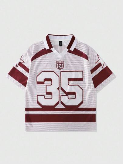 Prep Men's Short Sleeve Sports Jersey Polo Shirt