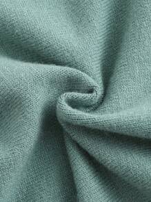 SHEIN 男婴可爱拼色卡通印花马球领长袖毛衣连体衣，秋装