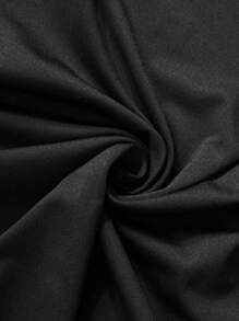 SHEIN LUNE Plus Size Summer Elegant Asymmetric Collar Fitted Dress