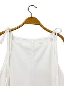 EMERY ROSE 大码女式花卉印花系带肩连体裤，优雅休闲假日风格