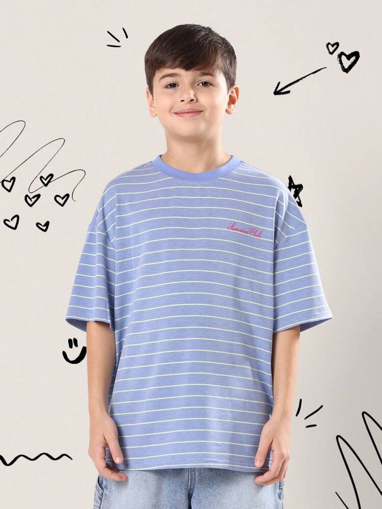 Classic Casual Everyday Striped T-Shirt With Comfort