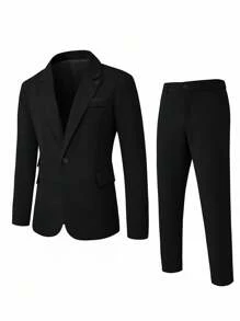 Manfinity Mode 适合夏季的男士纯色时尚西装