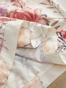 Manfinity BRENVOR Men's Spring/Summer Fashion Digital Positioning Printed Long Sleeved Rice White Shirt - Beige - View 6