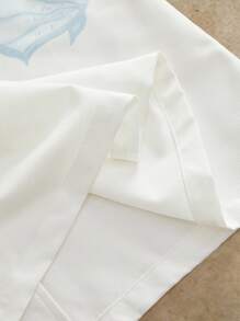 Manfinity BRENVOR 男士春夏度假海鲜时尚印花白色两件套