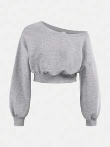 Girlism Teen Girl Casual And Comfortable Light Grey Long Sleeve Sweatshirt & Pants Co-Ord Set In Knitted Fabric, Back To School Clothes, Fall Outfit Winter