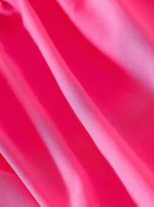 Sparklyn 女童两件套彩色蝴蝶印花紫色连衣裙套装 - 玫紅色 - 查看 7