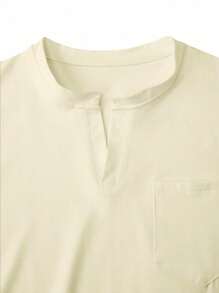 Manfinity Homme 男士纯色简约短袖T恤，休闲日常穿着