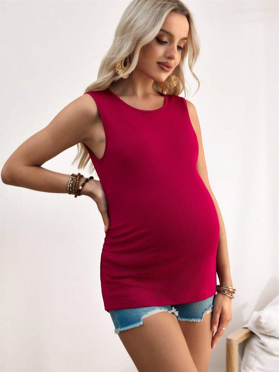 Bộ 3 áo yếm đơn sắc thường ngày cho bà bầu - Nhiều màu - Xem 1