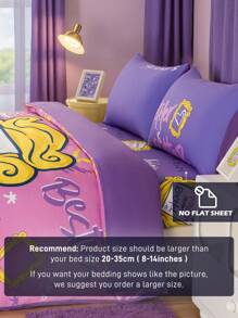 FRIENDS X SHEIN Juego de ropa de cama de 3 piezas, Funda nórdica con diseño de marco de fotos, Suave y acogedor, Cálido y lavable, Apto para camas individuales, queen y king.
