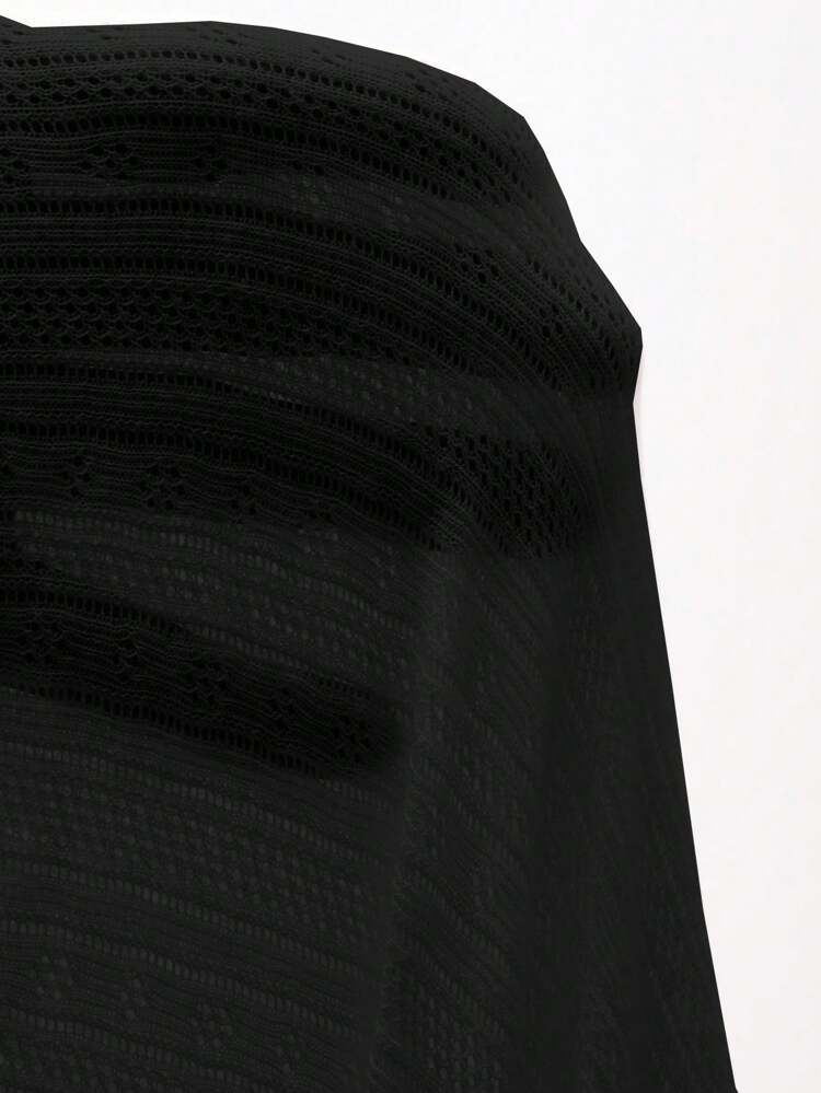 Solid Color V-Neck Slim Fit Short Crop Top Long Sleeve T-Shirt Summer