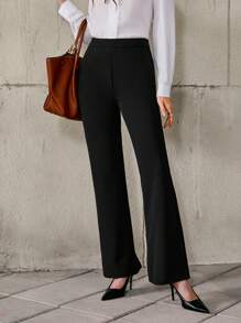 Solivie 素色喇叭褲