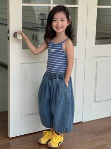 DAZY Young Girl' Casual Wide Leg Jeans