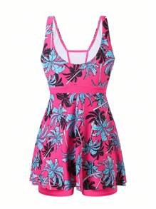 Swim Lushoire Tropische plantenprint tankiniset zomer