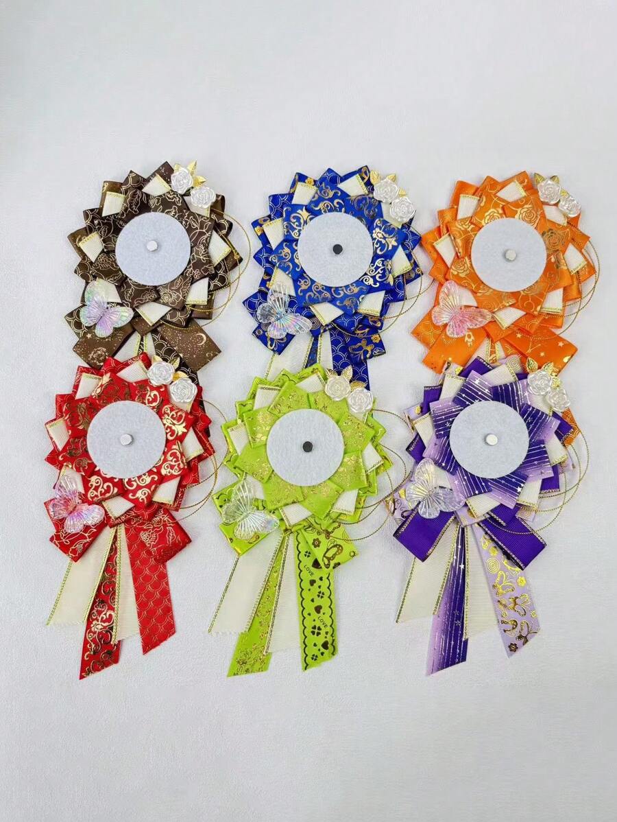 1 Stück prächtiger Abzeichenhalter Dekoration Abzeigen Präsentationsständer, geeignet für 58-65mm Abzeichen, Schulbedarf