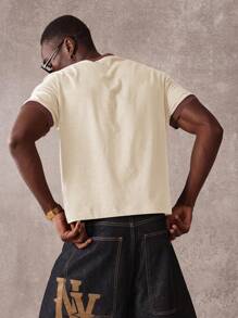 SUMWON Áo thun in khẩu hiệu Grateful 444 Nothing phong cách cổ điển mùa hè dạo phố tay ngắn vừa vặn thoải mái - Nhiều màu - Xem 2