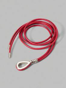 Ontre 1 件波西米亚结白色长腰带，适合度假 - 紅色 - 查看 1