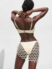 Maija Set de costum de baie pentru femei, în culori solide, potrivit pentru plajă și vacanță