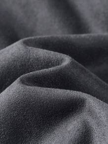 Men's Sherpa Thermal Lined Jacket, Suedette Collar, Fall Winter, Thermal Lined Jacket - Grey - View 6