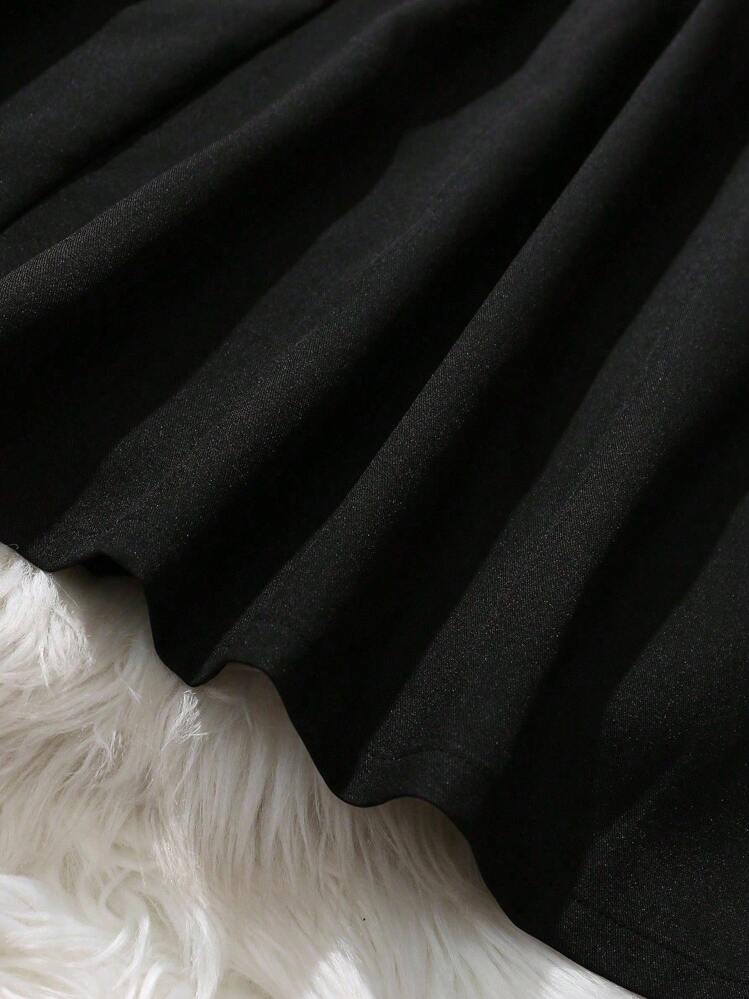 Franclia حزام خصر أنيق أسود فرنسي لسترة المرأة المقاس الكبير - الأسود - مشاهدة 5