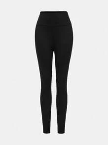 Girlism Completo da 3 pezzi per ragazze adolescenti: canotta basic in maglia nera per yoga casual e quotidiano, giacca corta basic, leggings vita alta