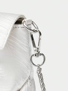 SHECARRY حقيبة يد أنيقة مزينة بالراين للسيدات