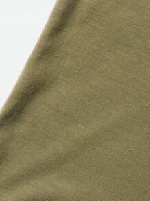 SHEIN 男童休闲日常装字母印花针织背心和短裤套装 - 彩色 - 查看 8