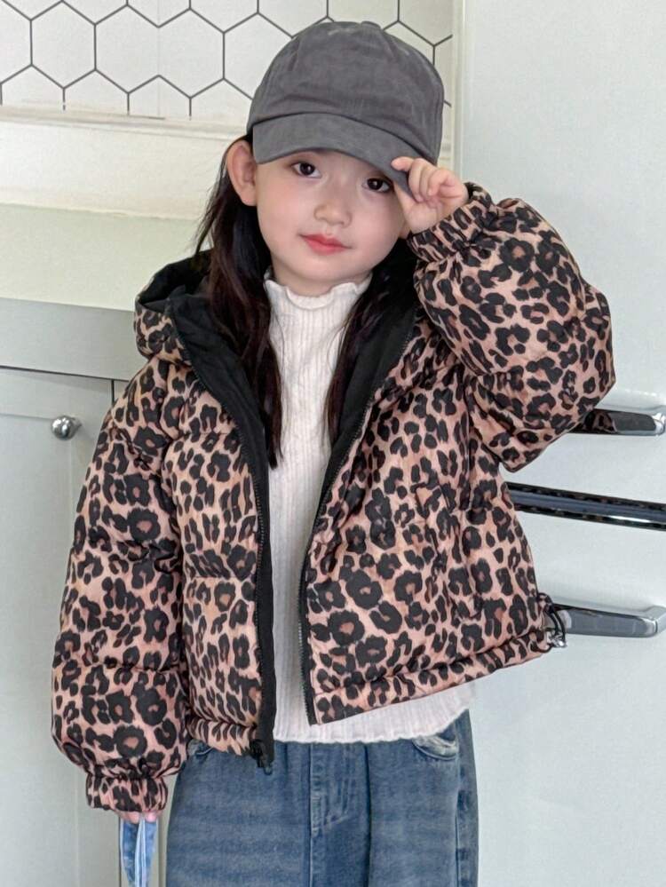 Girls' Padded Coat, Young Girl Fall Outwear