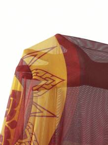 The White Lotus Swim Oasis Women's Hollow Out One-Piece Beach Cover Up For Summer Beach Vacation - Multicolor - View 13