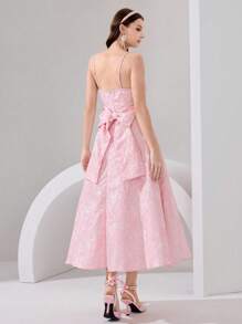 Coutiva 奢华舞会礼服，优雅名媛风别致礼服 - 粉色 - 查看 8