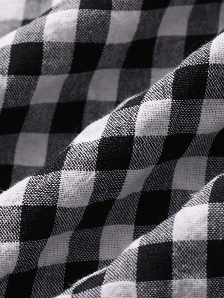 Women's Plaid Loose Fit Pants Summer